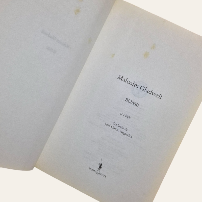 Blink - Decidir num piscar de olhos