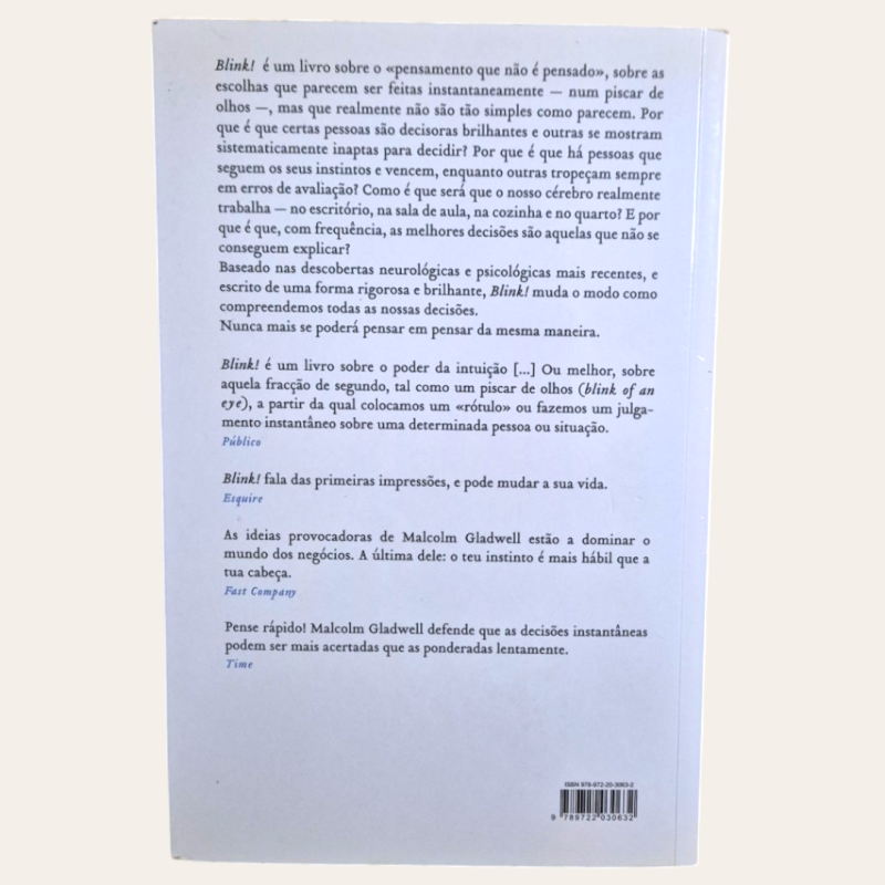Blink - Decidir num piscar de olhos