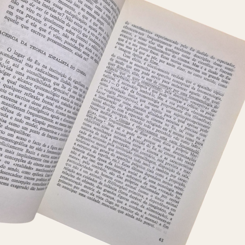 O Significante Imaginário - Psicanálise e Cinema