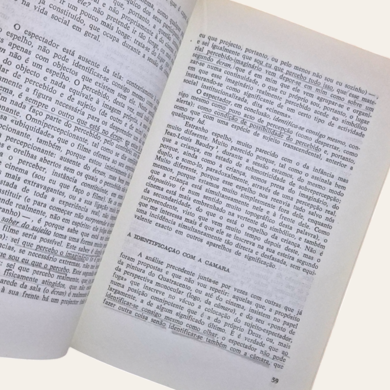 O Significante Imaginário - Psicanálise e Cinema