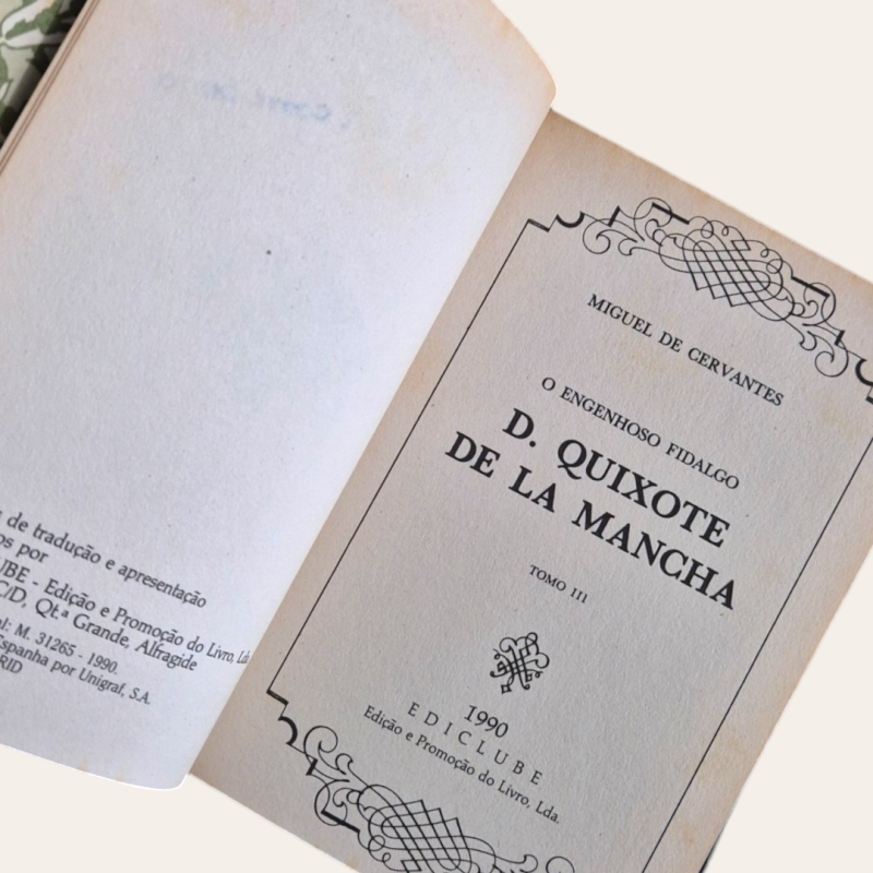 D.Quixote de la Mancha (III volumes)