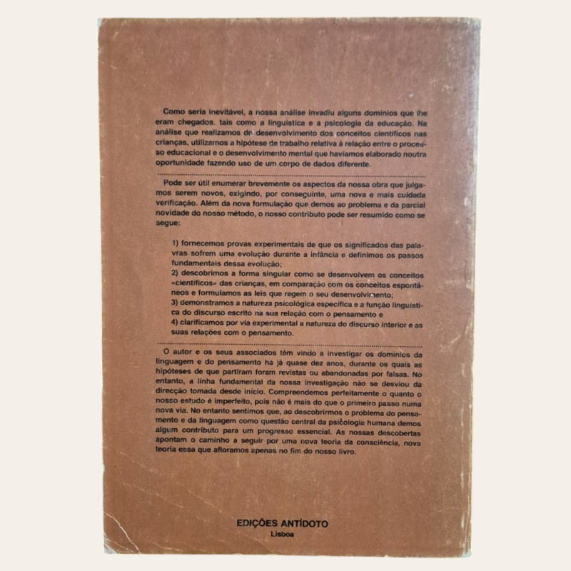 Pensamento e Linguagem