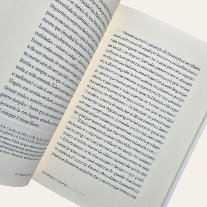 O Ouriço e a Raposa - Ensaio sobre a Visão da História de Tolstói