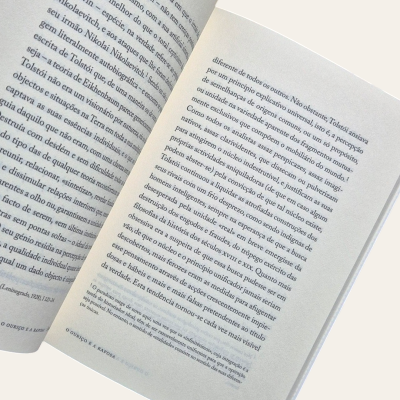 O Ouriço e a Raposa - Ensaio sobre a Visão da História de Tolstói