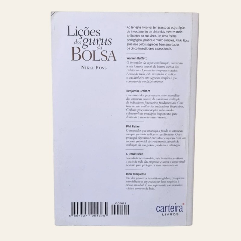 Lições dos Gurus da Bolsa