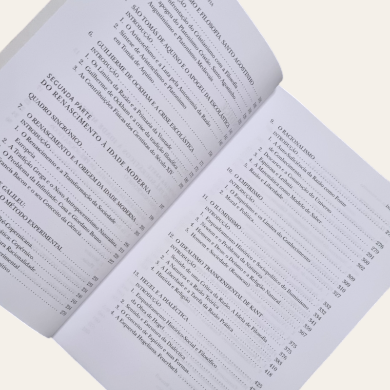 História da Filosofia - Dos Pré-Socráticos à Filosofia Contemporânea