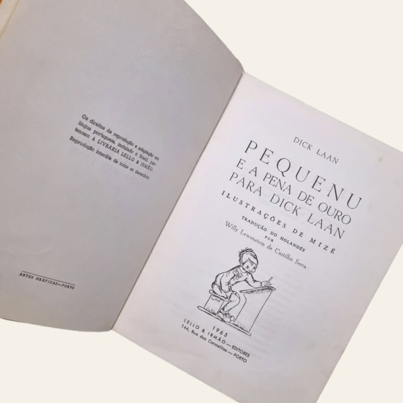 Pequenu e a Pena de Ouro para Dick Laan