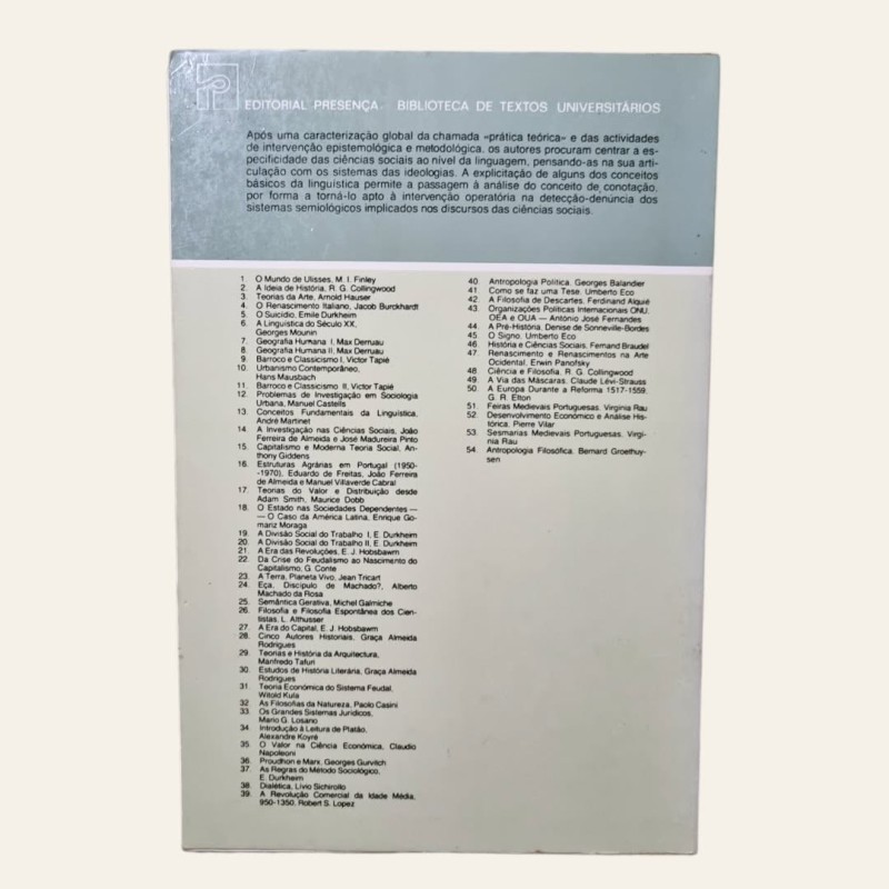 A Investigação nas Ciências Sociais