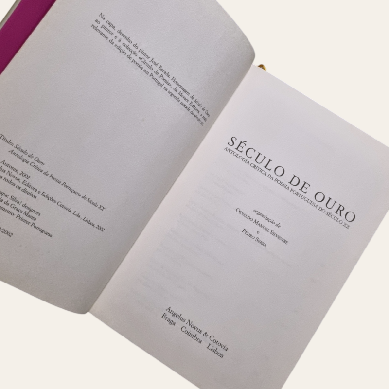 Século de Ouro - Antologia Crítica da Poesia Portuguesa do Século XX