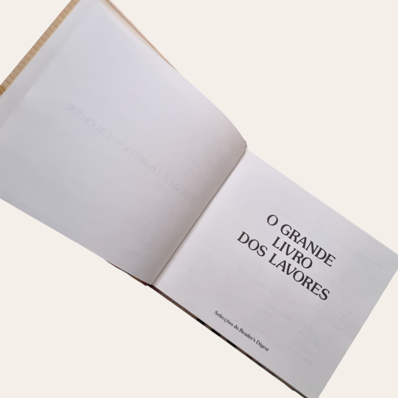 O Grande Livro dos Lavores - Croché, Tricô, Tapeçaria, Macramé, Patchwork, Bordados, Rendas, Aplicações