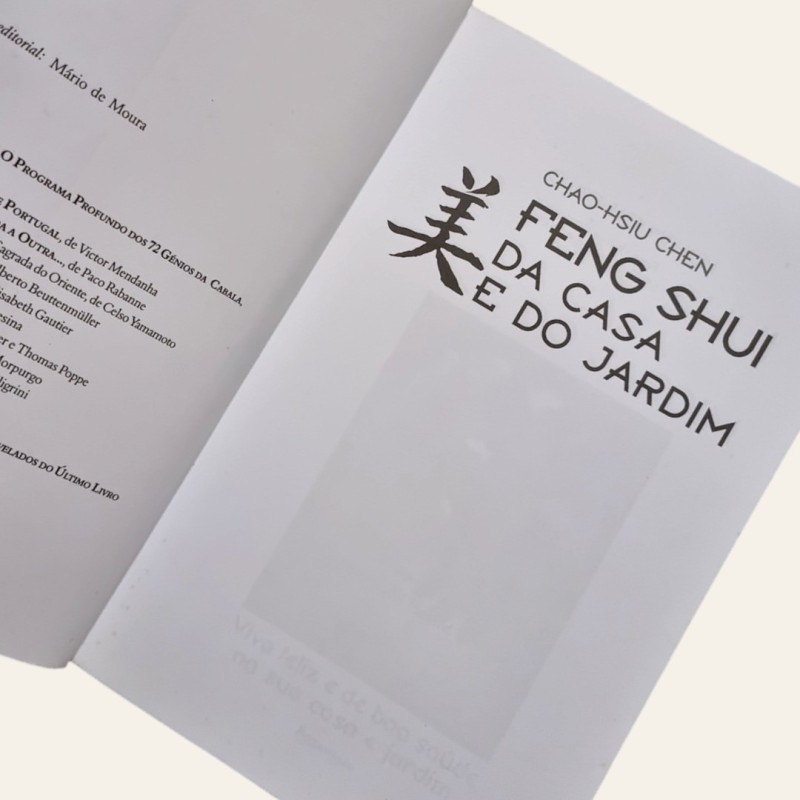 Feng Shui da Casa e do Jardim