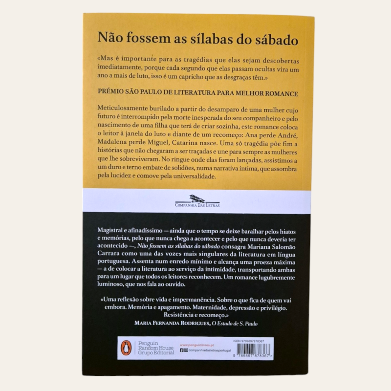 Não fossem as sílabas do sábado