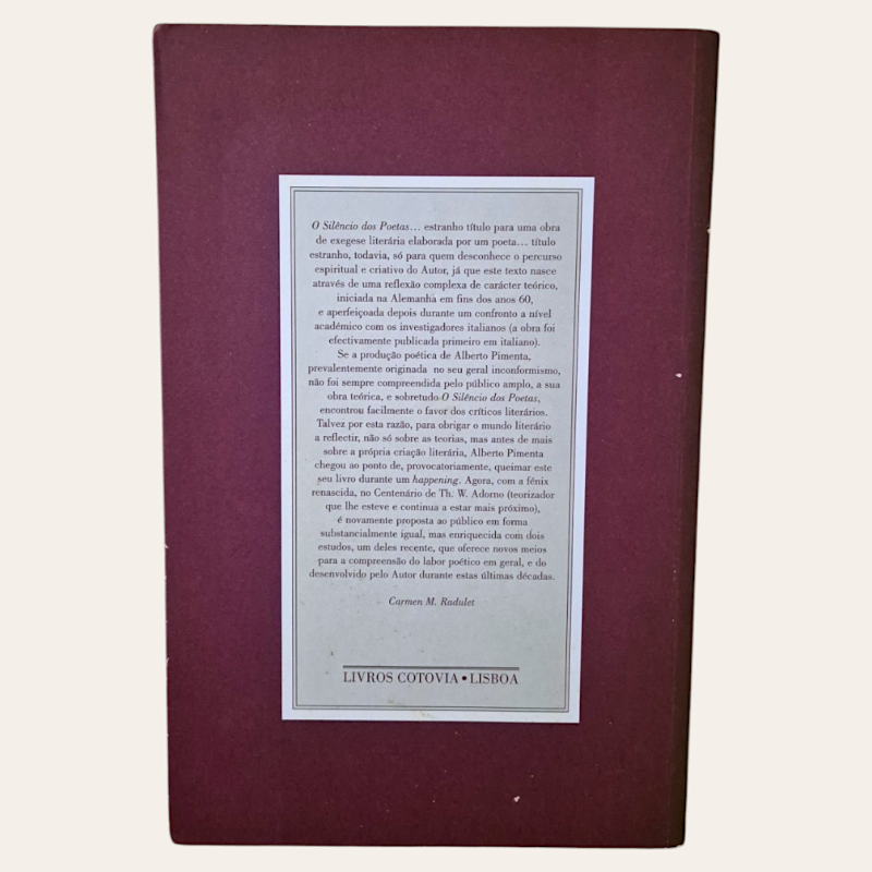 O Silêncio dos Poetas