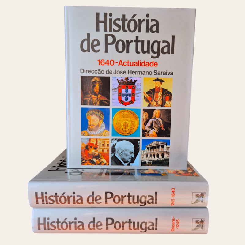 História de Portugal (3 volumes)