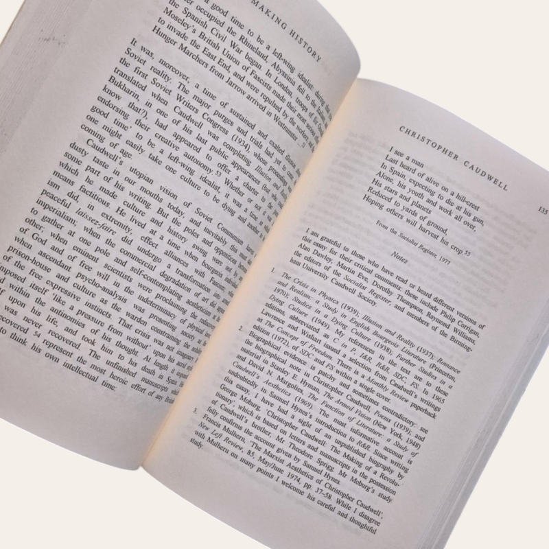 Making History: Writings on History and Culture