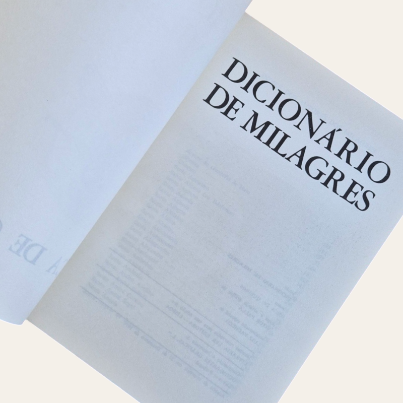 Dicionário de Milagres