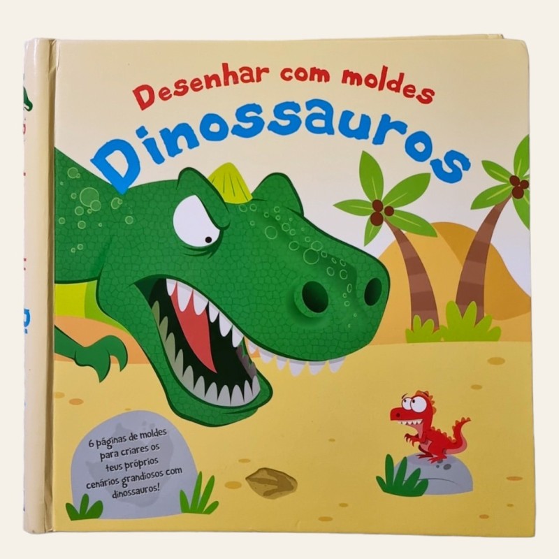 Desenhar com Moldes Dinossauros