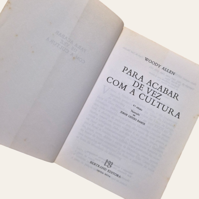 Para Acabar de Vez com a Cultura