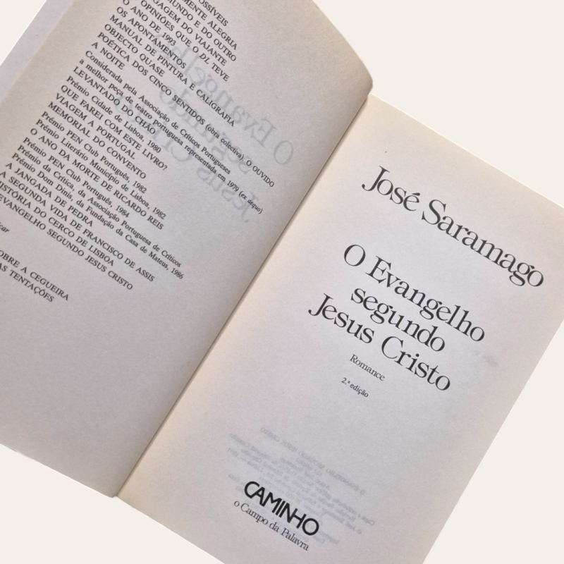 O Evangelho Segundo Jesus Cristo