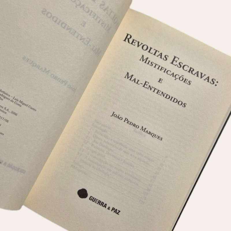 Revoltas Escravas - Mistificações e mal-entendidos