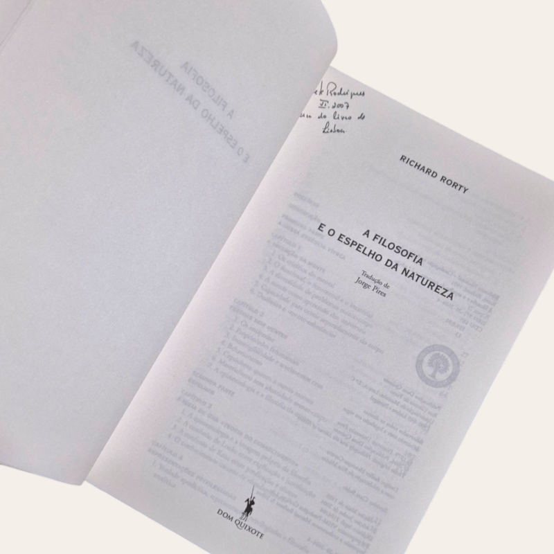 A Filosofia e o Espelho da Natureza