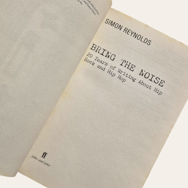 Bring the Noise - 20 Years of Writing About Hip Rock and Hip Hop