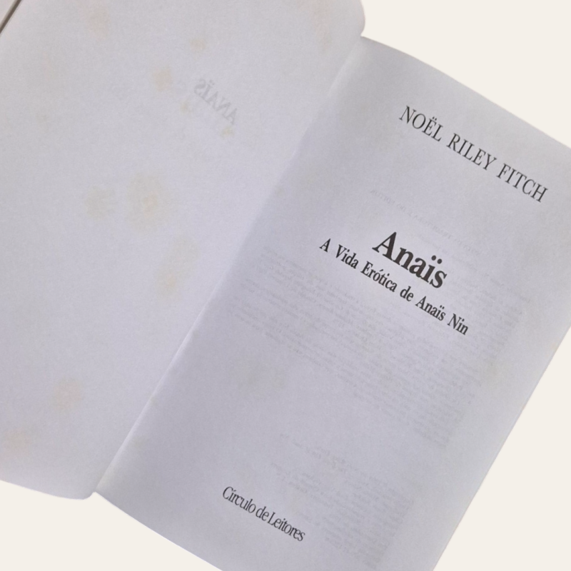 A Vida Erótica de Anaïs Nin