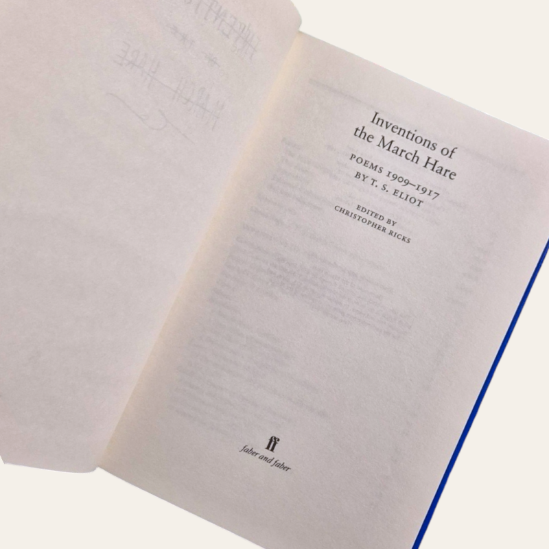 Inventions of the March Hare: poems, 1909-1917