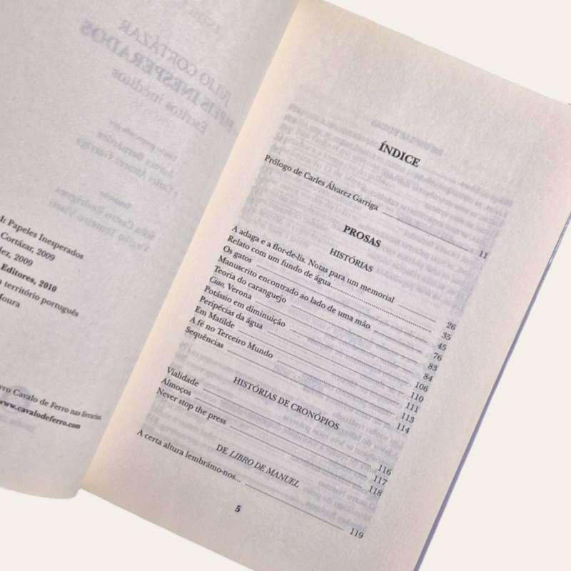 Papéis Inesperados - Escritos inéditos