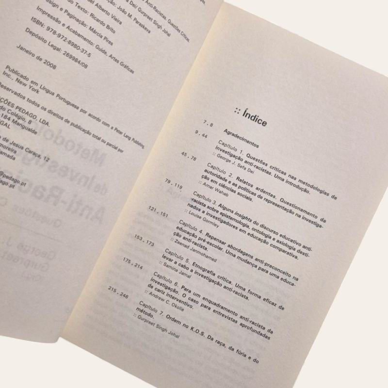 Metodologias de Investigação Anti-Racistas