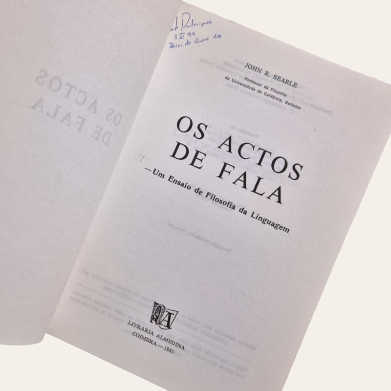 Os Actos de Fala