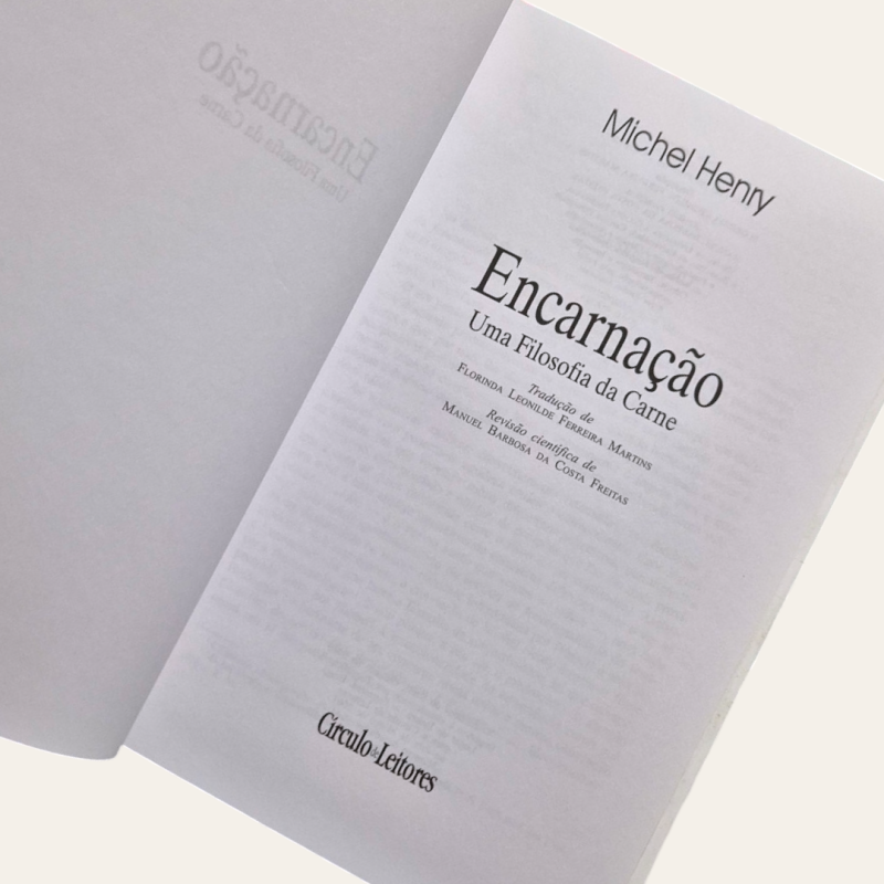 Encarnação: Uma Filosofia da Carne