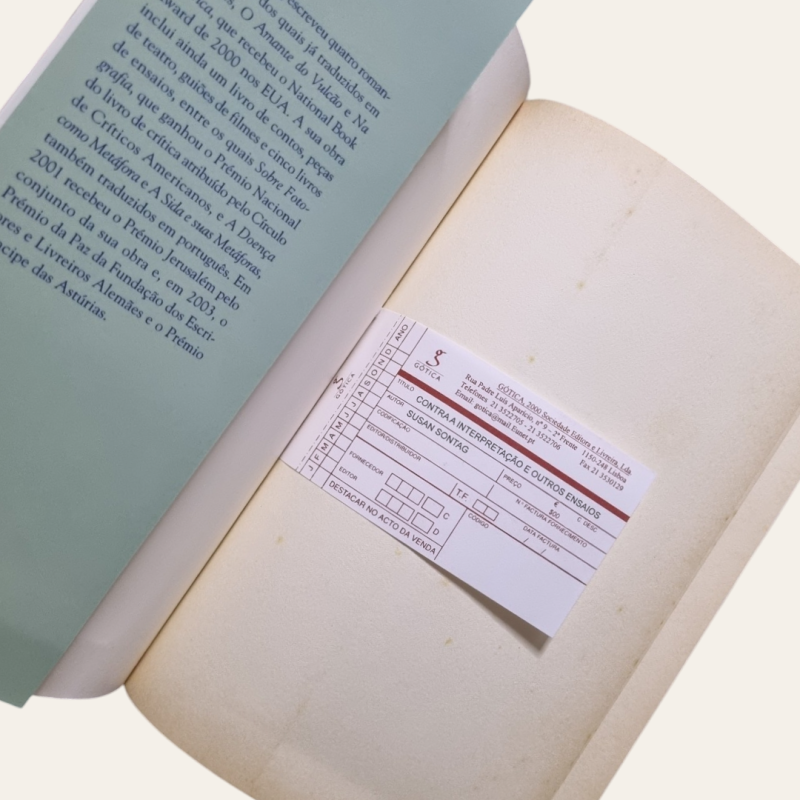 Contra a Interpretação e Outros Ensaios