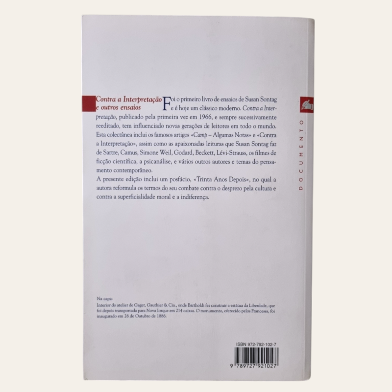 Contra a Interpretação e Outros Ensaios