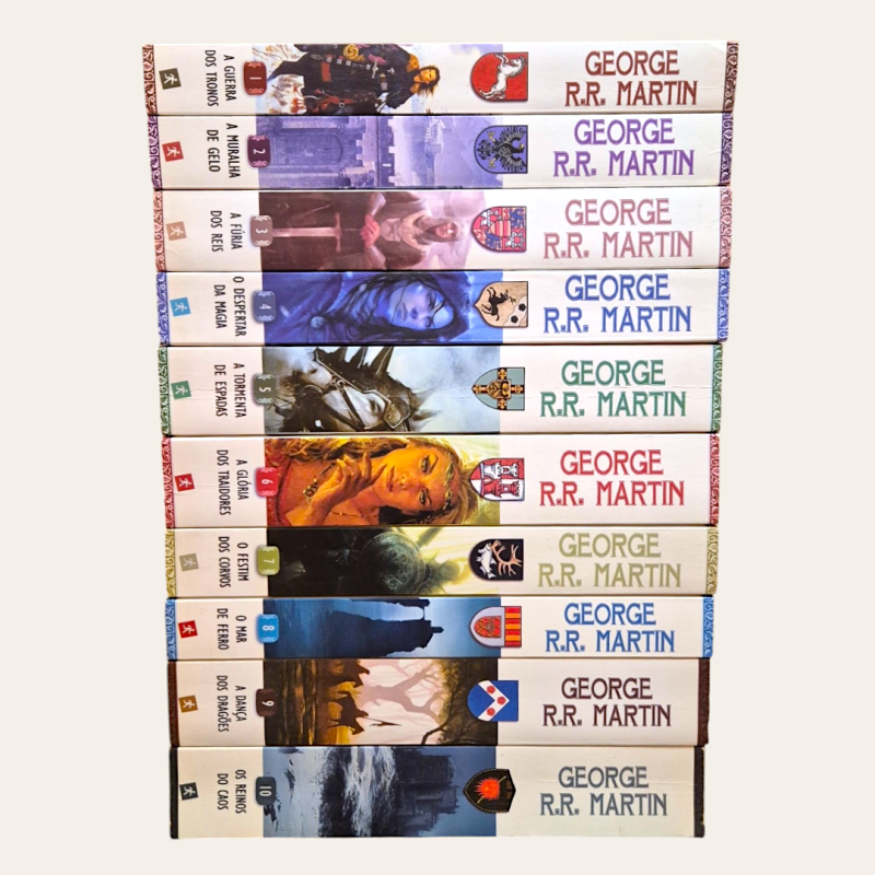 Pack 10 livros: A Guerra dos Tronos
