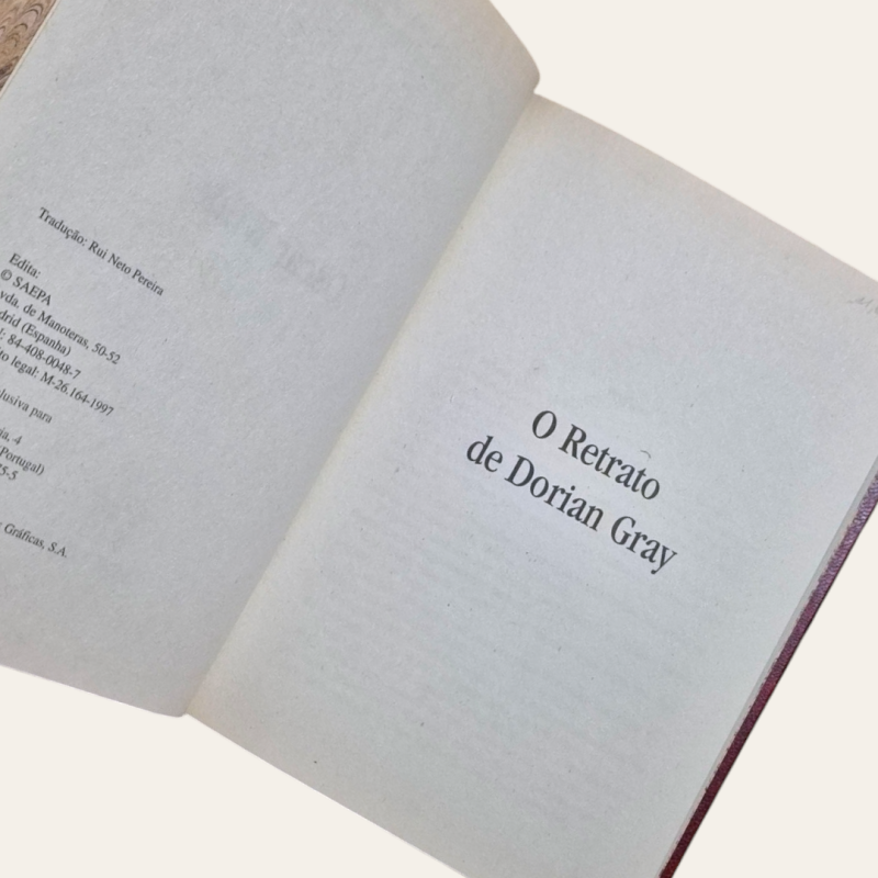 O Retrato de Dorian  Gray