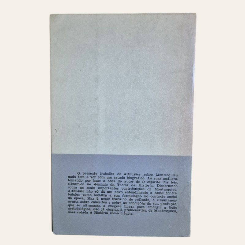 Montesquieu, a Política e a História