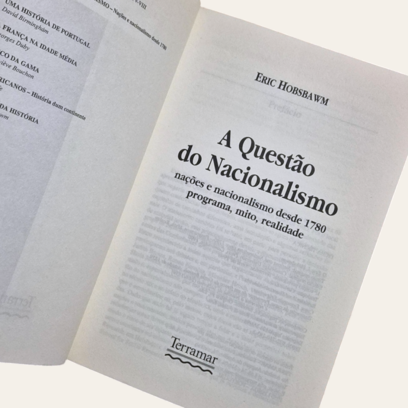 A Questão do Nacionalismo