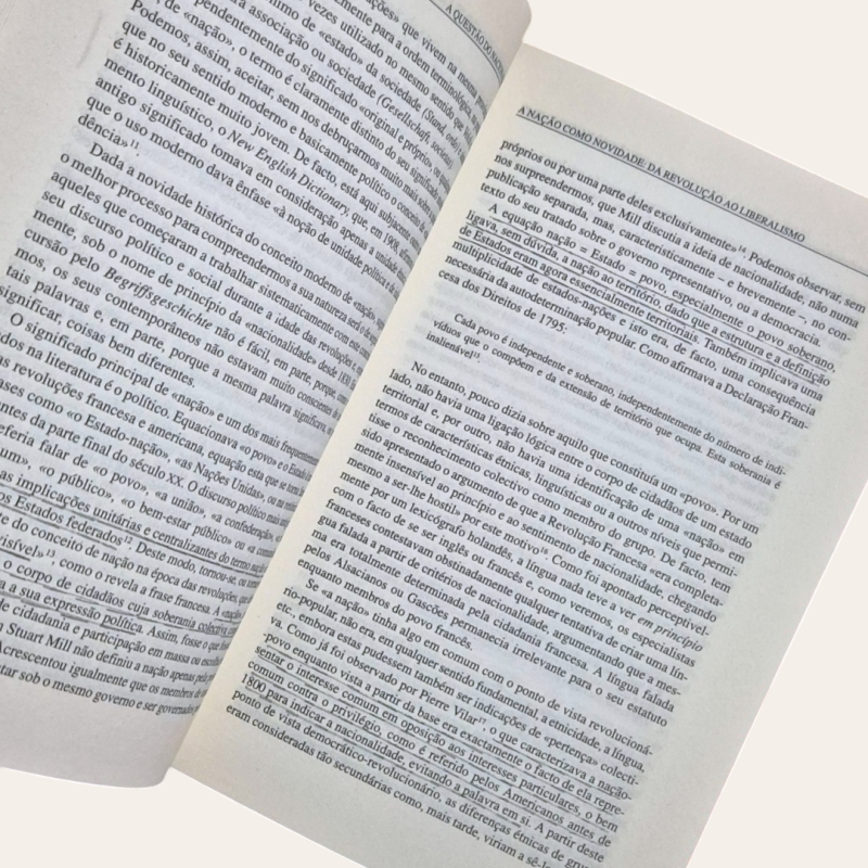 A Questão do Nacionalismo