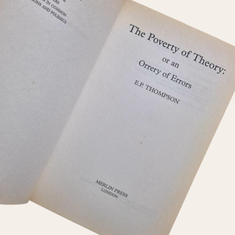 The Poverty of Theory