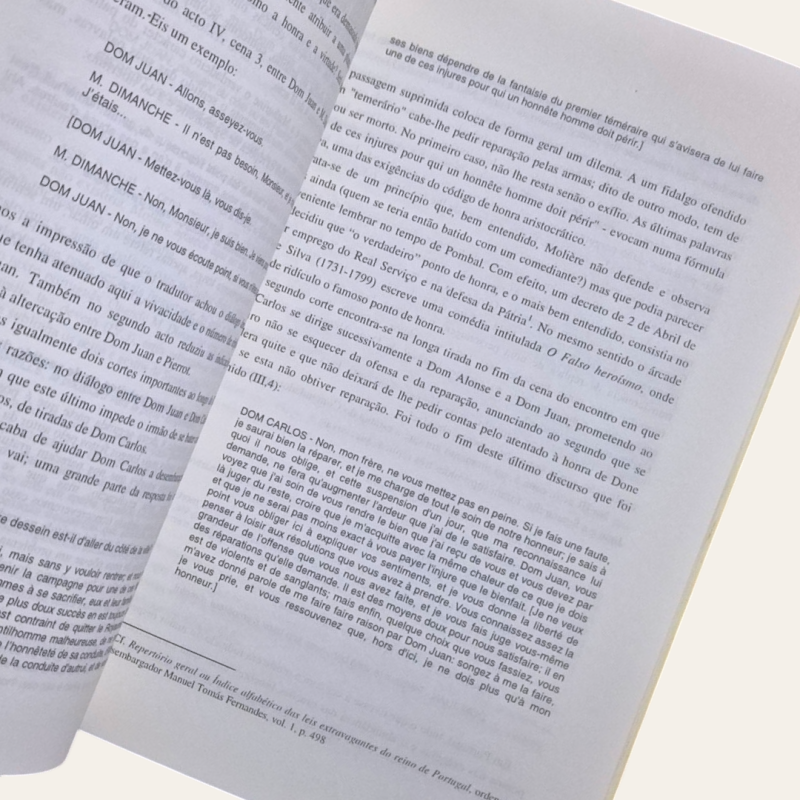 Uma Adaptação Portuguesa (1771) do DOM JUAN de Moliére
