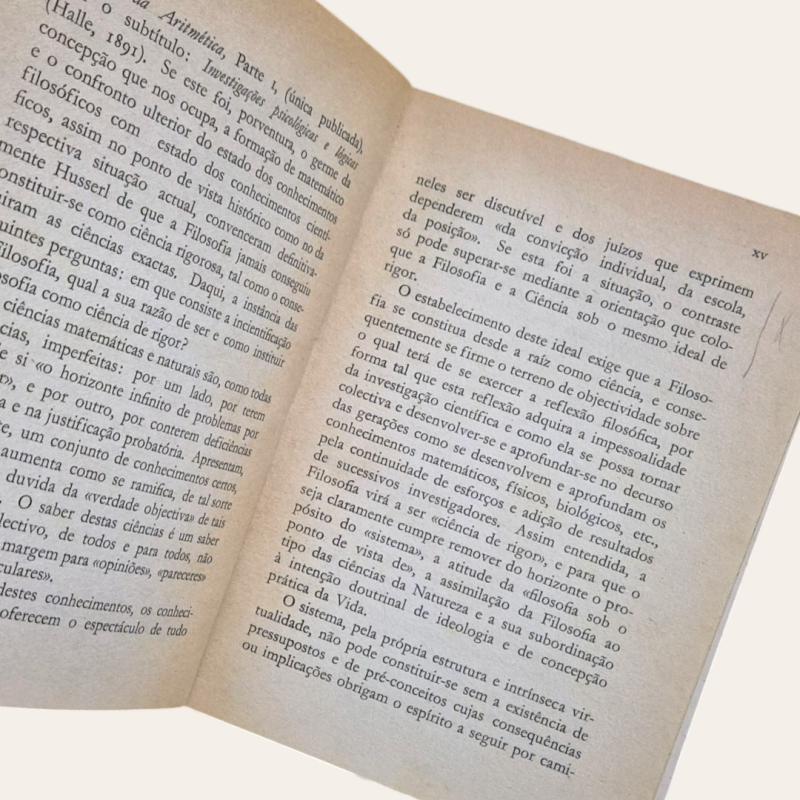A Filosofia como Ciência de Rigor
