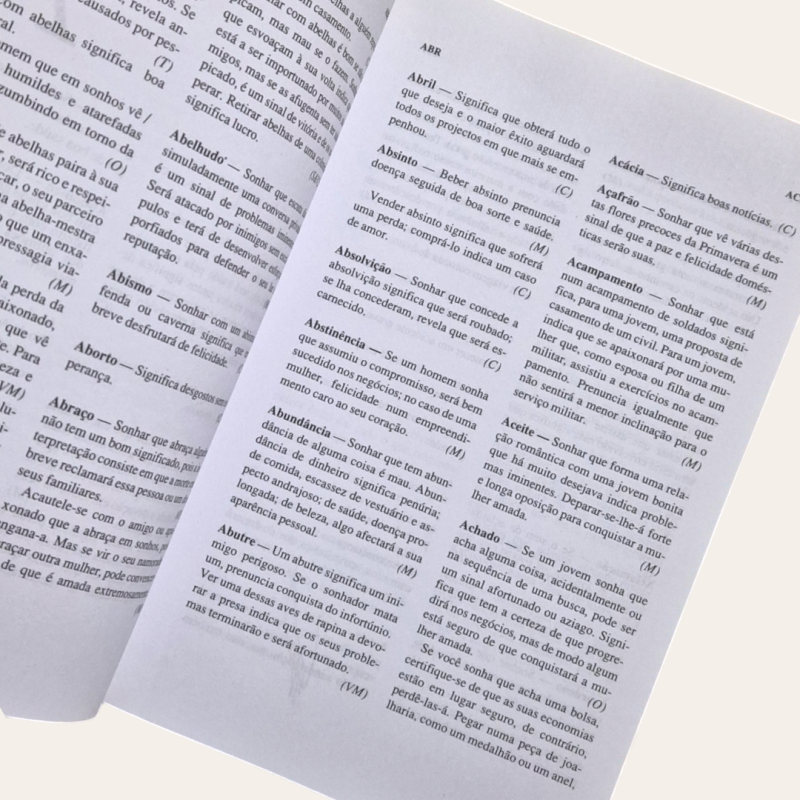 Dicionário de Sonhos