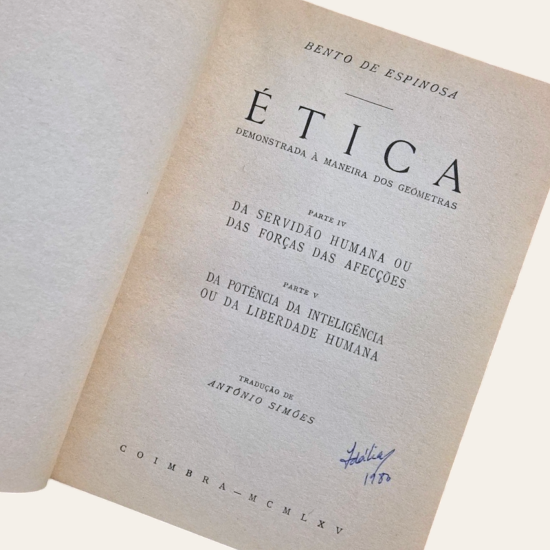 Ética - Partes IV e V