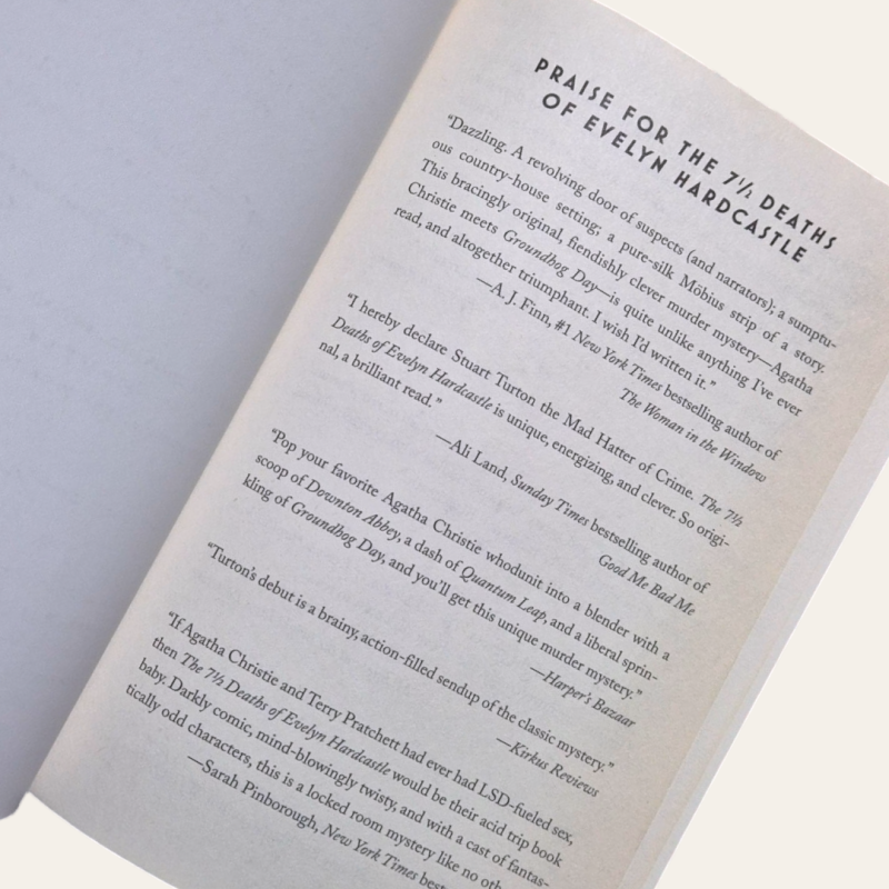 The 7 1/2 Deaths of Evelyn Hardcastle