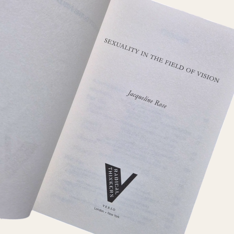Sexuality in the Field of Vision