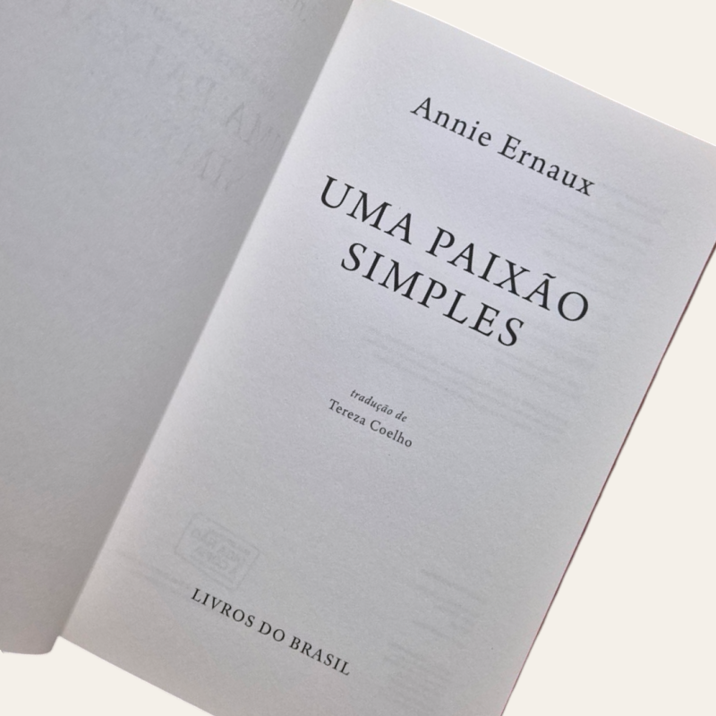 Uma Paixão Simples