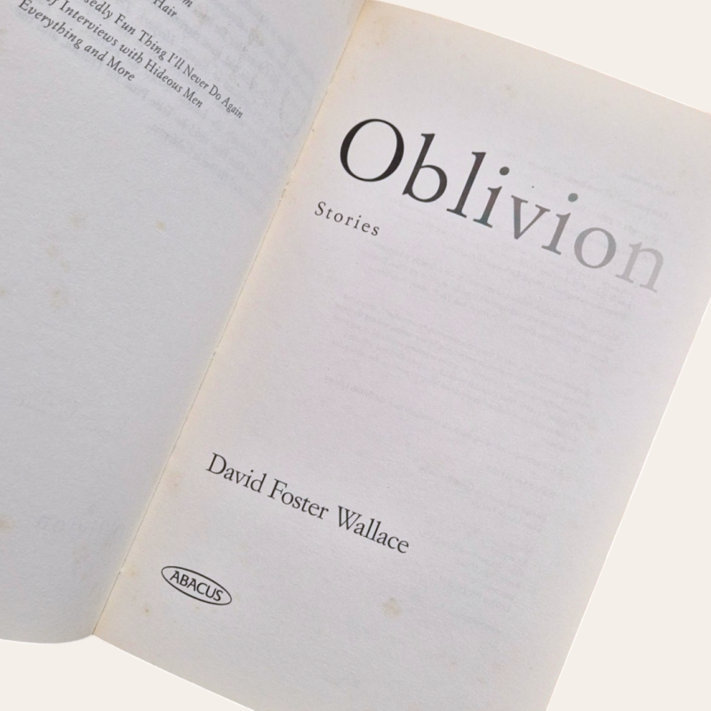 Oblivion: Stories