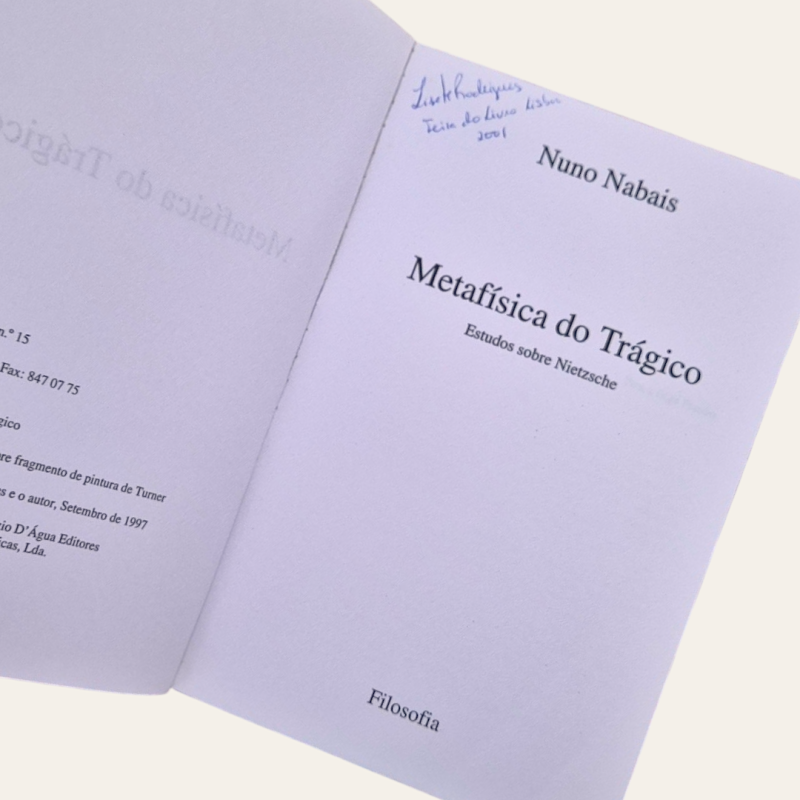 A Metafísica do Trágico