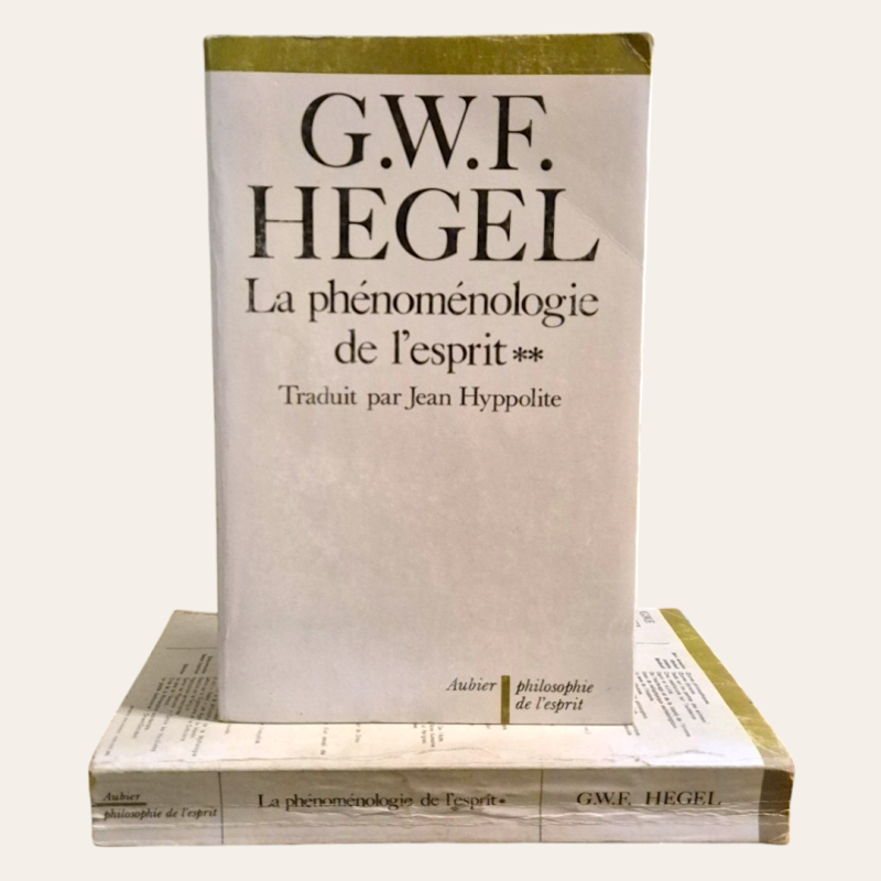 La Phénoménologie de l’Esprit – Tome I et II (1941)
